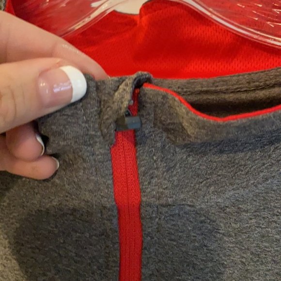 Utah Utes 1/4 Zip Long Sleeve Performance Shirt Men's Size L New - Picture 7 of 10